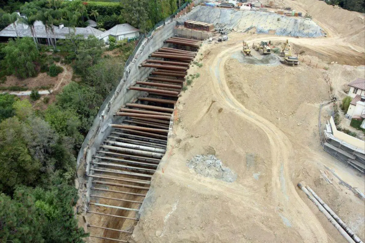 NIMES ROAD LANDSLIDE REMEDIATION image 1
